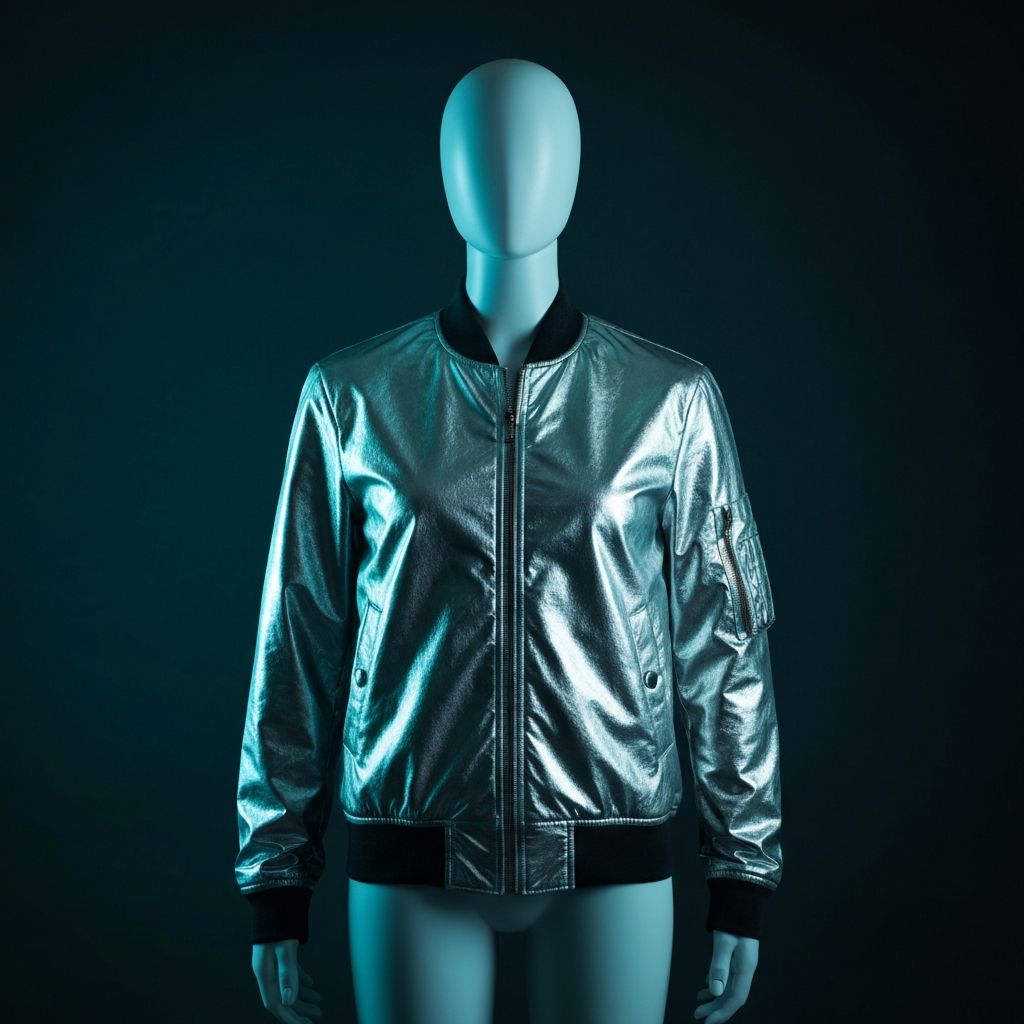 Chrome Bomber Jacket